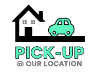 Pick up at our location