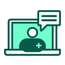 Online vet visits icon