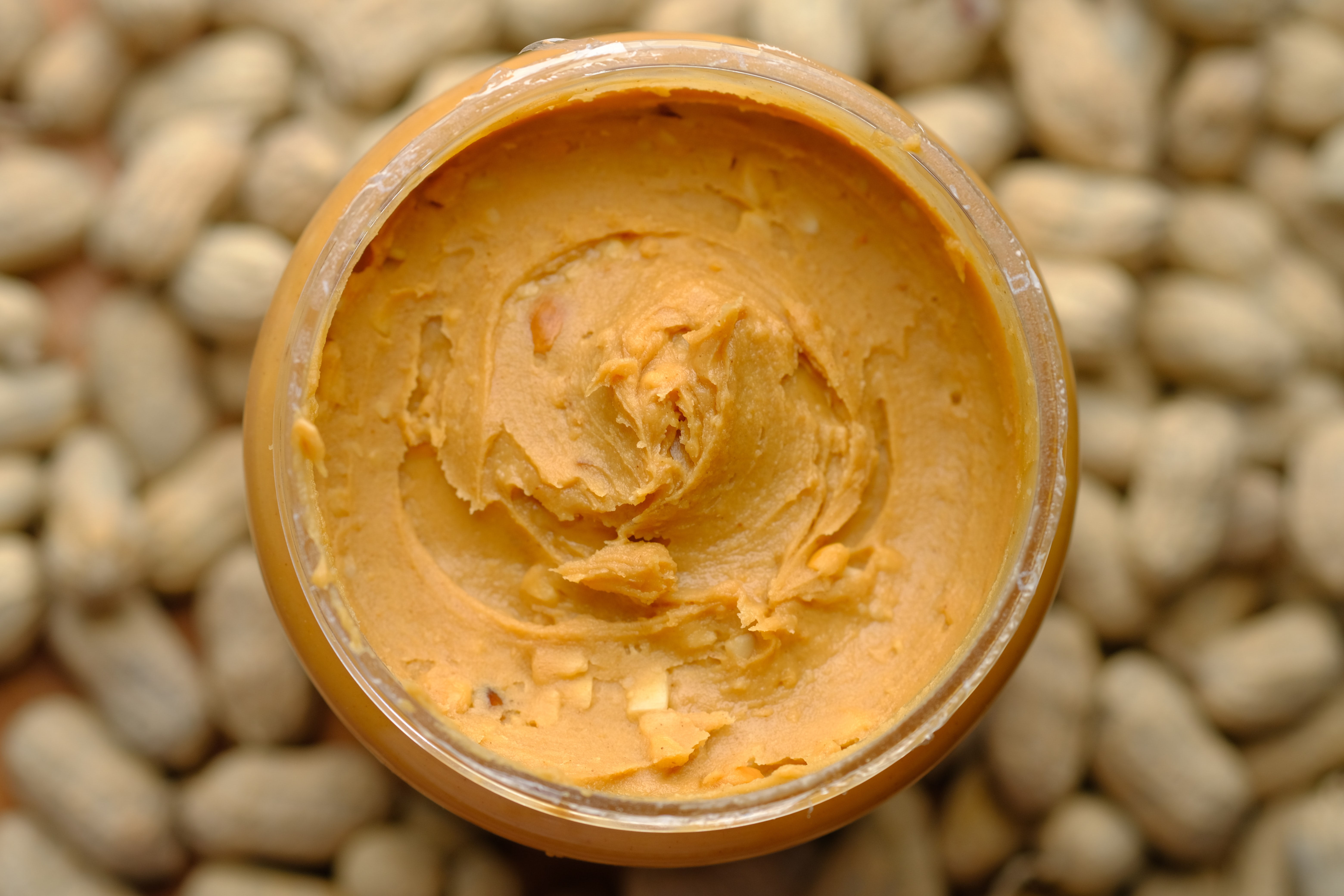 jar with peanut butter