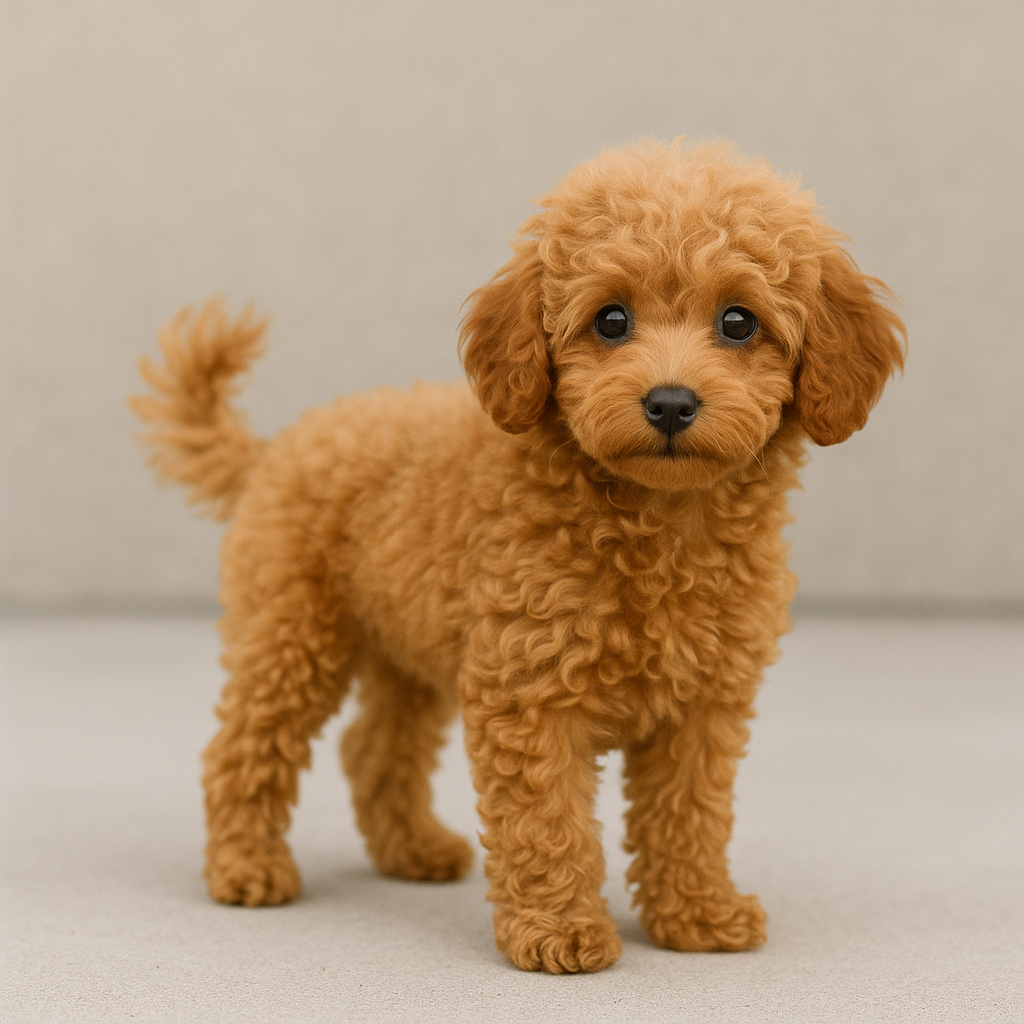 image of full grown toy goldendoodle size