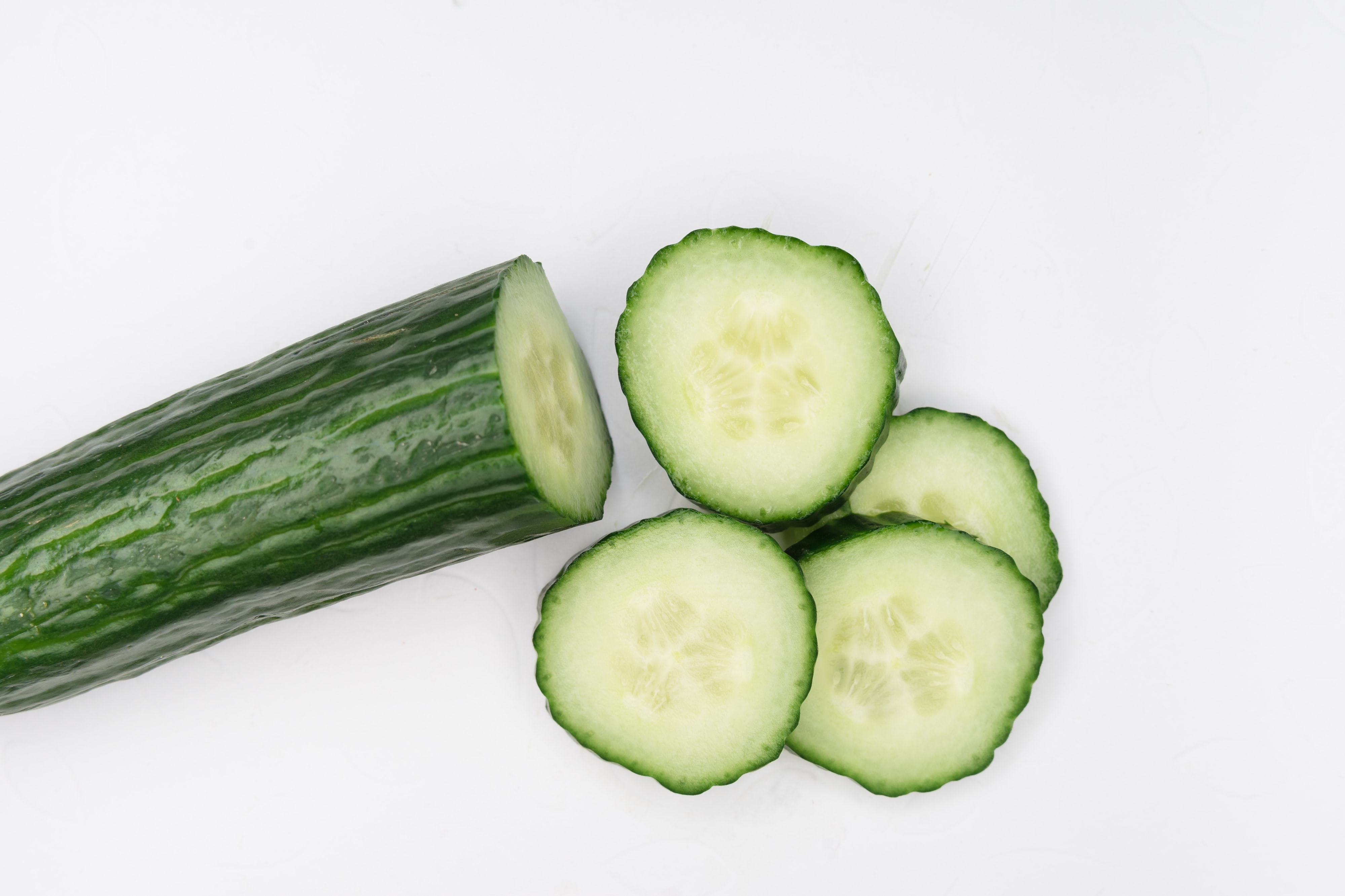 cucumber half sliced