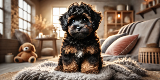 Meet The Unique Black and Brown Maltipoo 
