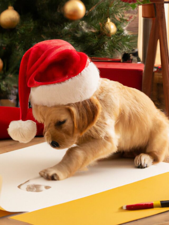 How to wrap presents with your puppy Inspiration Station